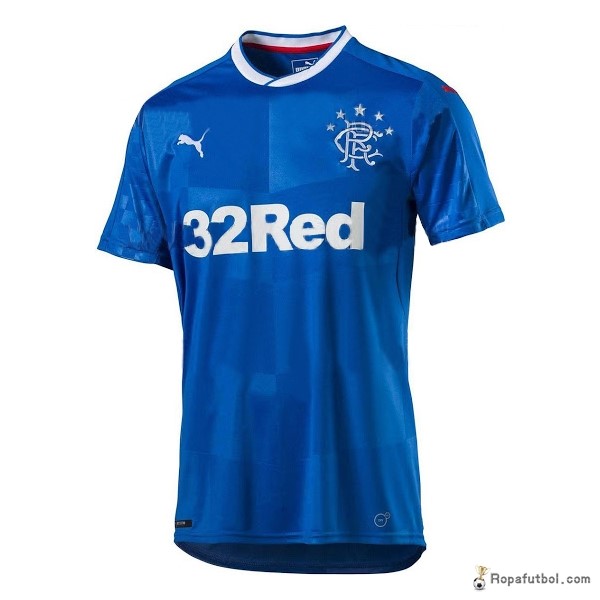 Camiseta Rangers FC Replica Primera Ropa 2016/17 Azul